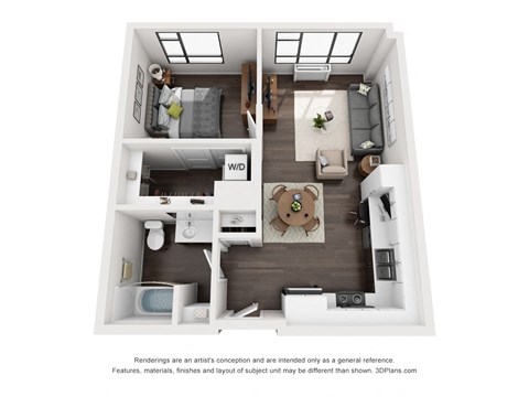 Sky3 Apartments 1F Floor Plan